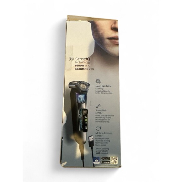 Philips Norelco 7200 Rechargeable Wet & Dry Electric Shaver, S7887/82 w SenseIQ - Picture 6 of 12